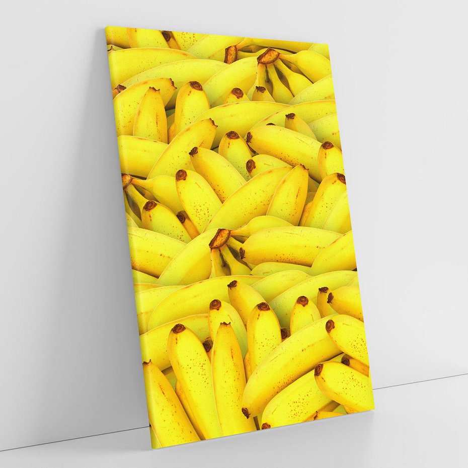 Obraz na płótnie 70x100 - Banany Owocowy Uśmiech - banany, owoce