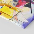 Obraz na płótnie 60x60 - "Żółty-Czerwony-Niebieski" Wassily Kandinsky - Reprodukcja - reprodukcja, obraz na płótnie