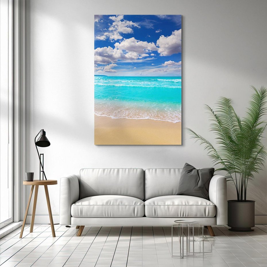 Obraz na płótnie 50x70 - Oaza na Morzu - Majorka, morze