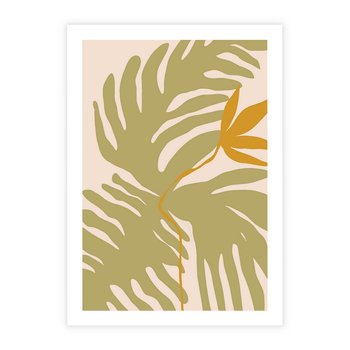 Plakat bez ramy 21x30 - Konturem Zmiękczane - minimalistyczny obraz, nowoczesny