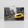 Obraz na płótnie 120x80 - Dynamiczny TAXI w Nowym Jorku - TAXI, NY