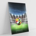 Obraz na płótnie 70x100 - Piłka nożna na stadionie: Pasja sportu - stadion, piłka