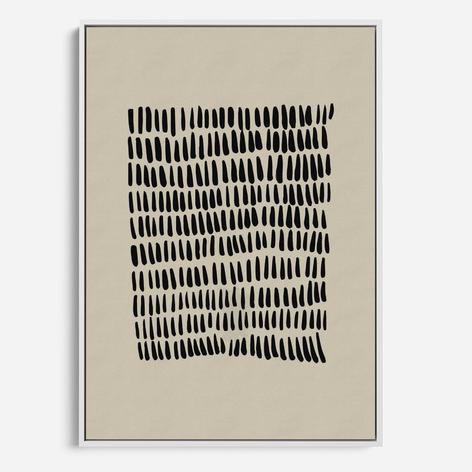 Obraz w ramie 80x120 - Echa Zapomnianych Wymiarów - nowoczesna sztuka, plakat - rama biała