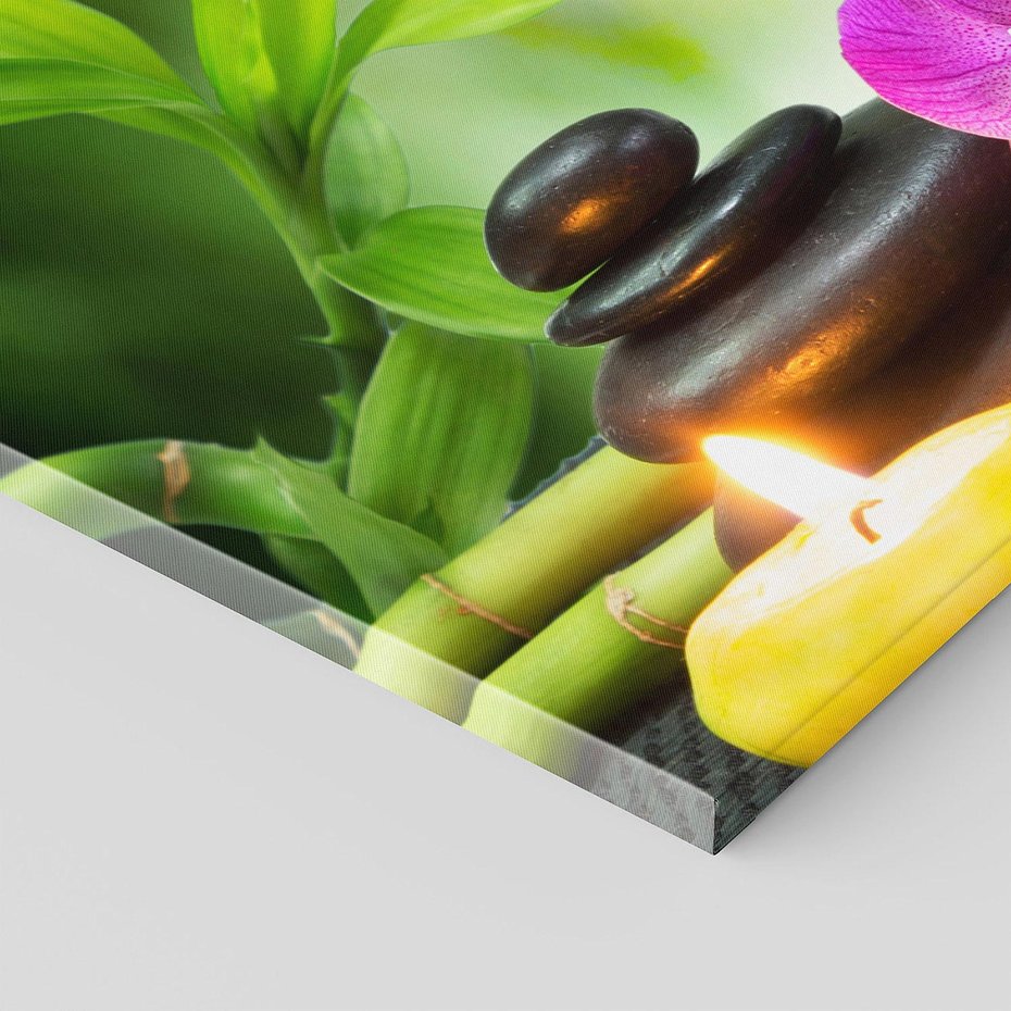 Obraz na płótnie 100x50 - Ukojenie kamieni w SPA - kamienie, SPA