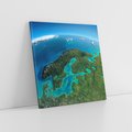 Obraz na płótnie 30x30 - Beztroski widok na ocean - widok, ocean