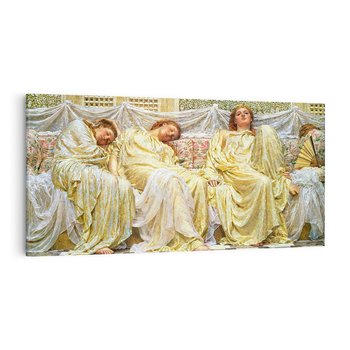 Obraz na płótnie 140x70 - "Marzyciele" (1850-1882) Albert Joseph Moore - Reprodukcja - reprodukcja, obraz na płótnie