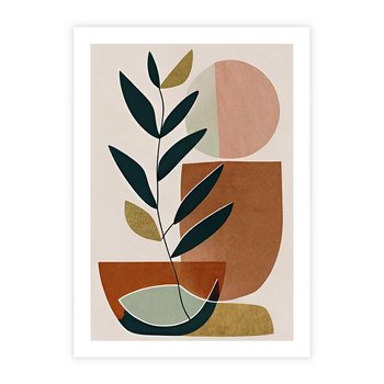 Plakat bez ramy 21x30 - Boho Taniec Stylu - boho obraz, abstrakcja