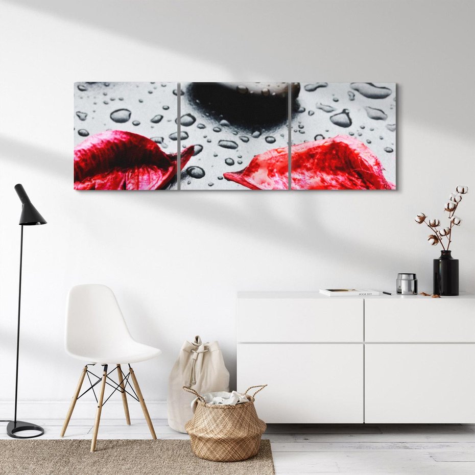 Obraz na płótnie 120x40 - Spa wśród Natury - spa, kamienie