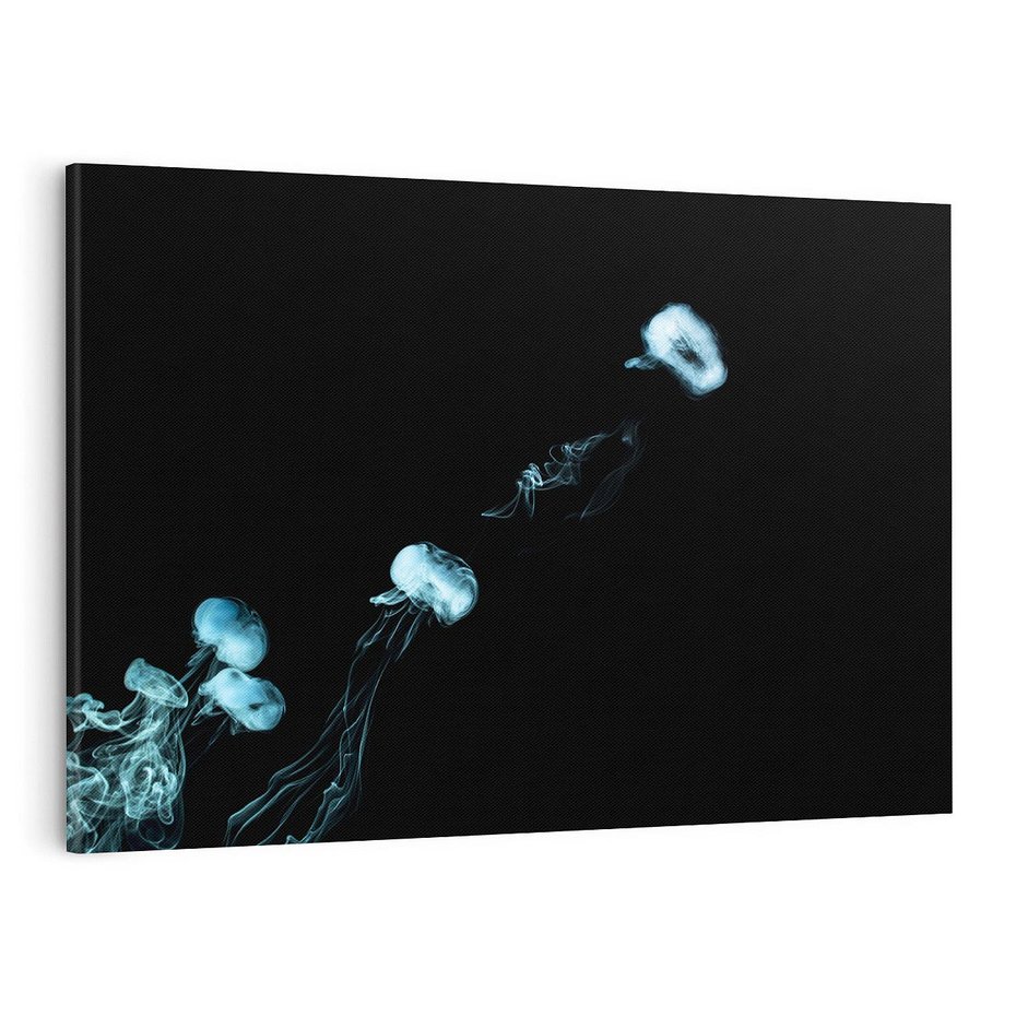 Obraz na płótnie 120x80 - Dym w abstrakcji - dym, abstrakcja