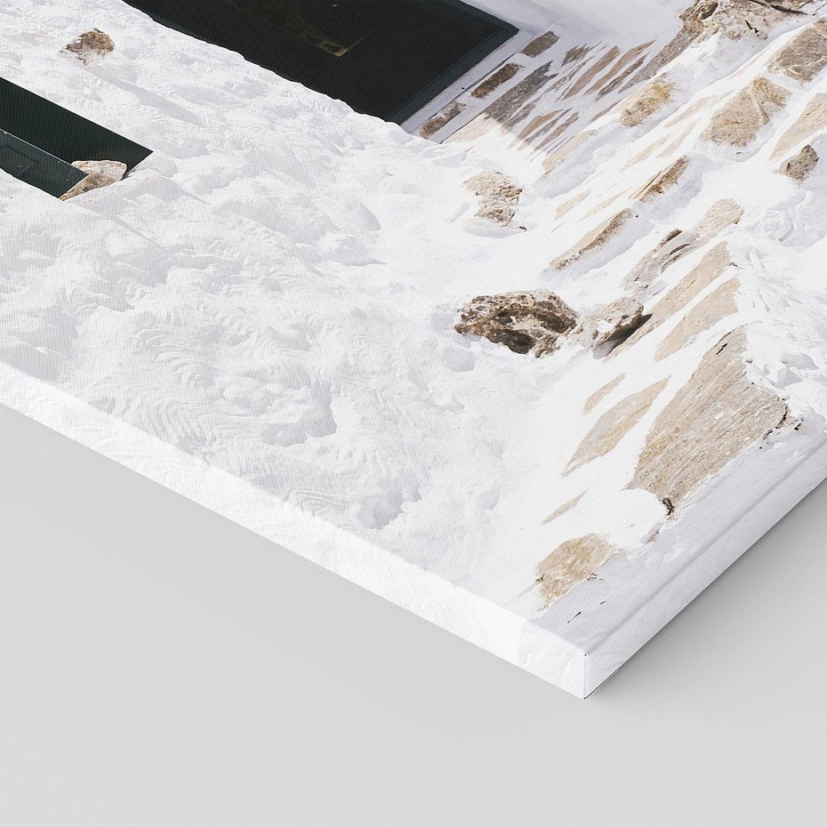 Obraz na płótnie 80x120 - Santorini - Grecja błękitem malowana - Santorini, Grecja