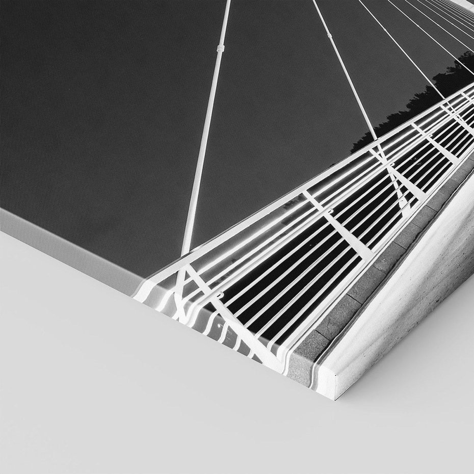 Obraz na płótnie 120x80 - Most nocą - Architektura - most, noc