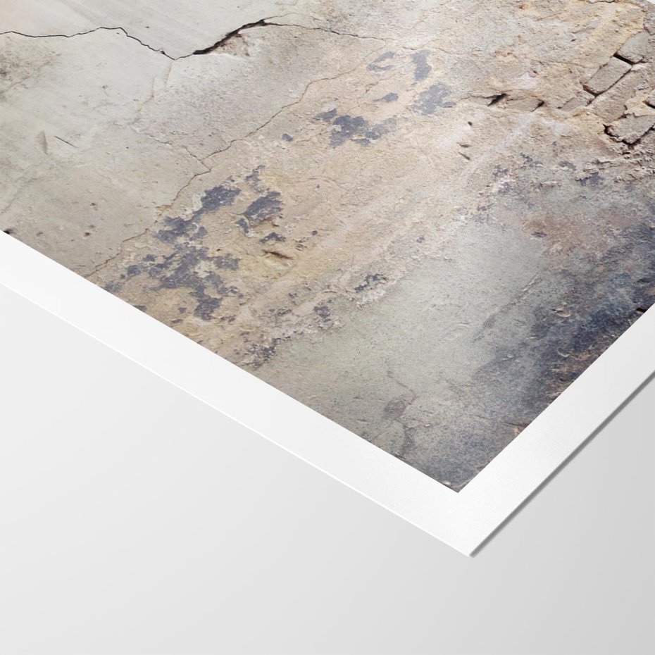 Plakat bez ramy 40x50 - Surowość ściany z betonu - ściana, beton