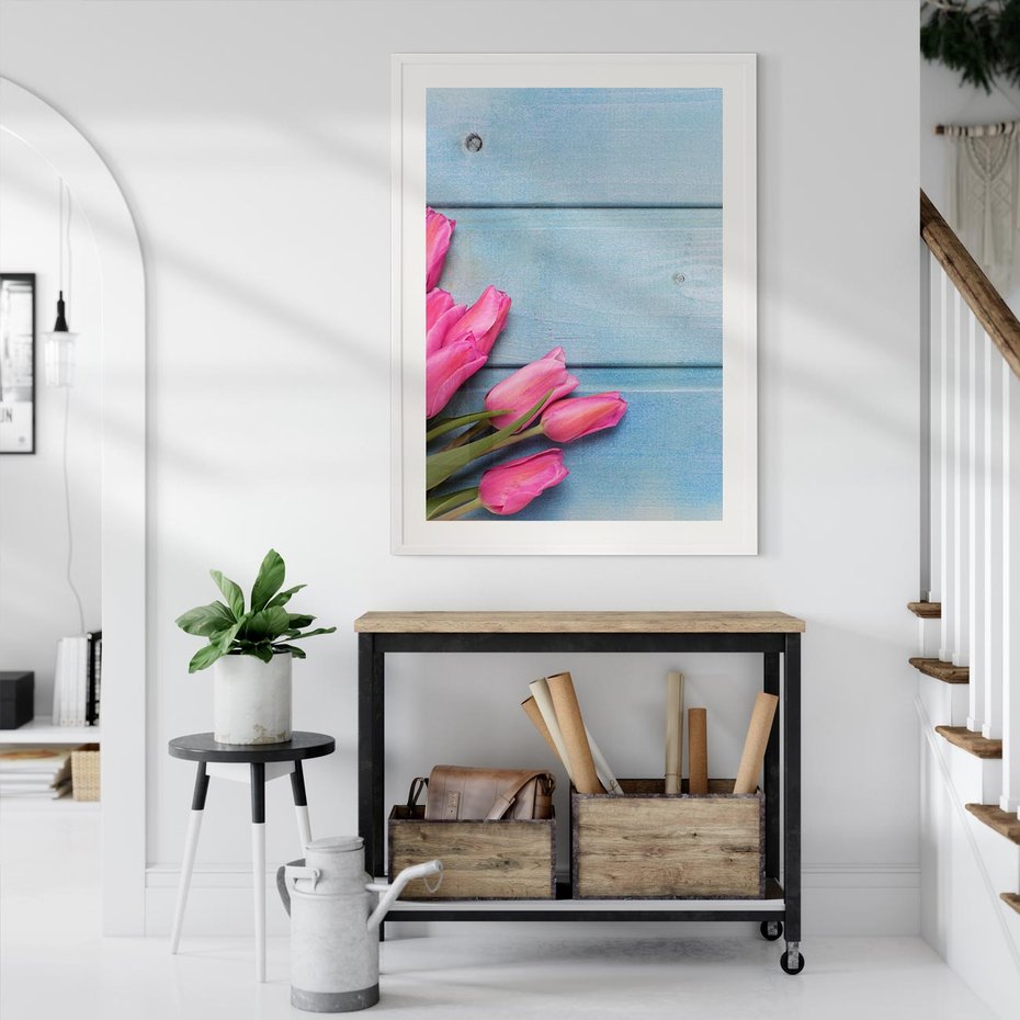 Plakat bez ramy 30x40 - Piękno w pełnym rozkwicie - kwiaty, tulipany