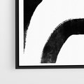 Obraz w ramie 50x70 - Wibracje Plam - abstrakcja, minimalizm - rama czarna
