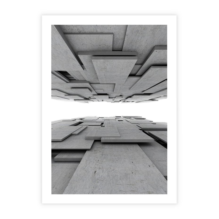 Plakat bez ramy 40x50 - Architektura 3D - architektura, 3D