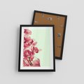 Plakat w ramie 30x40 - Orchidea - delikatne kwiaty - orchidea, kwiaty - rama czarna
