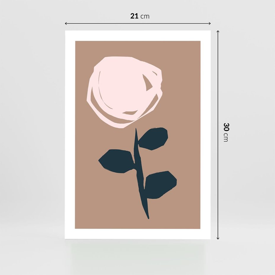 Plakat bez ramy 21x30 - Niewytłumaczalne - abstrakcyjny obraz, plakat