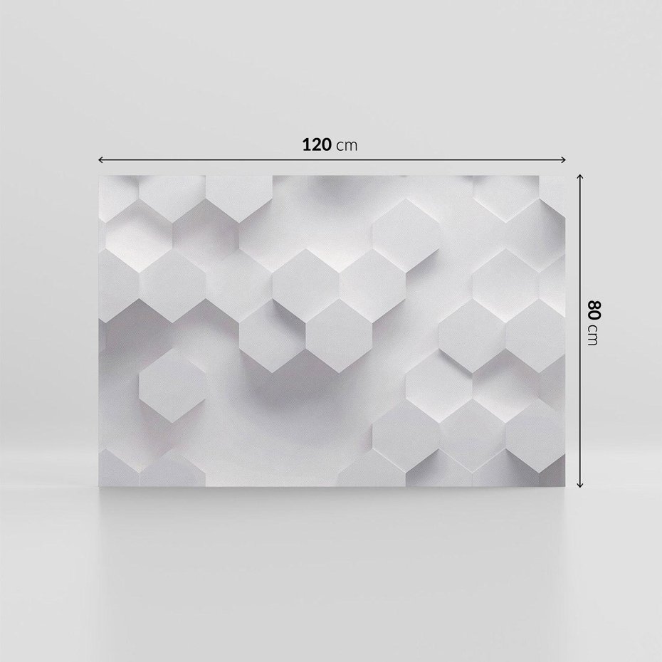 Obraz na płótnie 120x80 - Kreatywna Forma - geometryczny, 3D