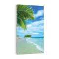 Obraz na płótnie 80x120 - Ucieczka do Raju - wyspa tropikalna, plaża