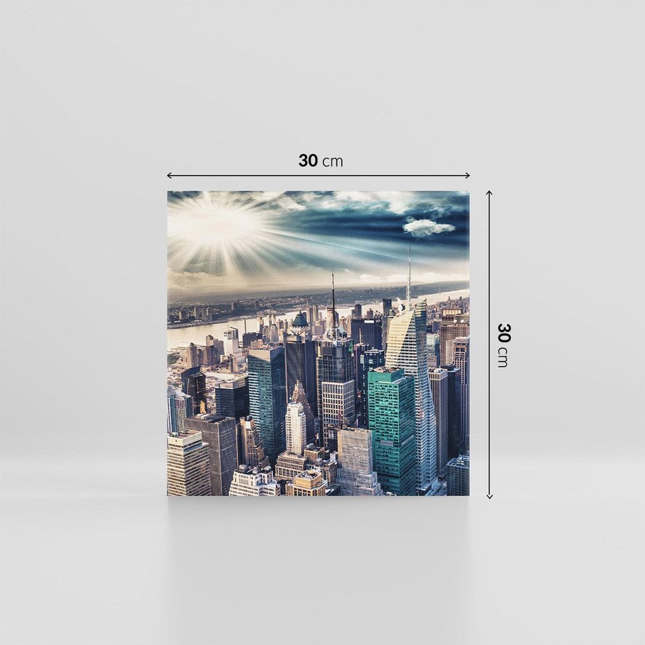 Obraz na płótnie 30x30 - Nowy York w pełnym blasku - Nowy York, miasto