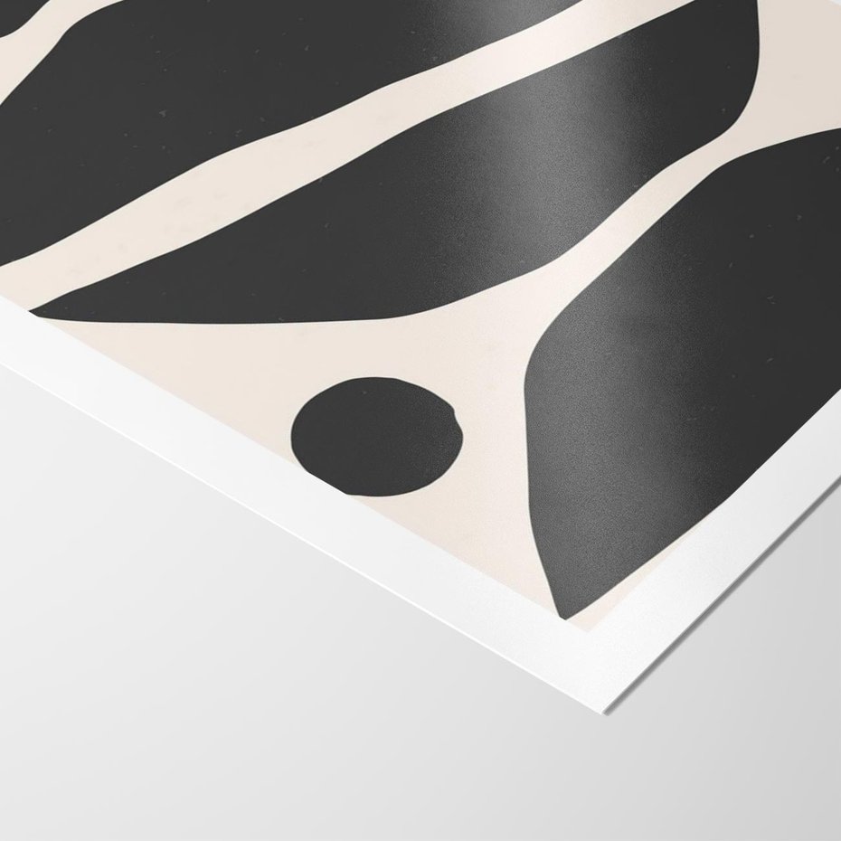 Plakat bez ramy 50x70 - Surowa Abstrakcja - abstrakcyjny nowoczesny obraz, surowość