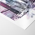 Plakat bez ramy 30x40 - Miasto ożywione pulsującym życiem - szkocja, miasto