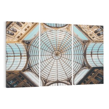 Obraz na płótnie 120x80 - Magia Sklepienia - sklepienie, szklany dach