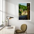 Plakat bez ramy 30x40 - Odkryj tajemnice miasta - uliczka, perspektywa