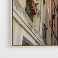 Obraz w ramie 80x120 - Włoskie uroki - włoskie, uliczki - rama drewno