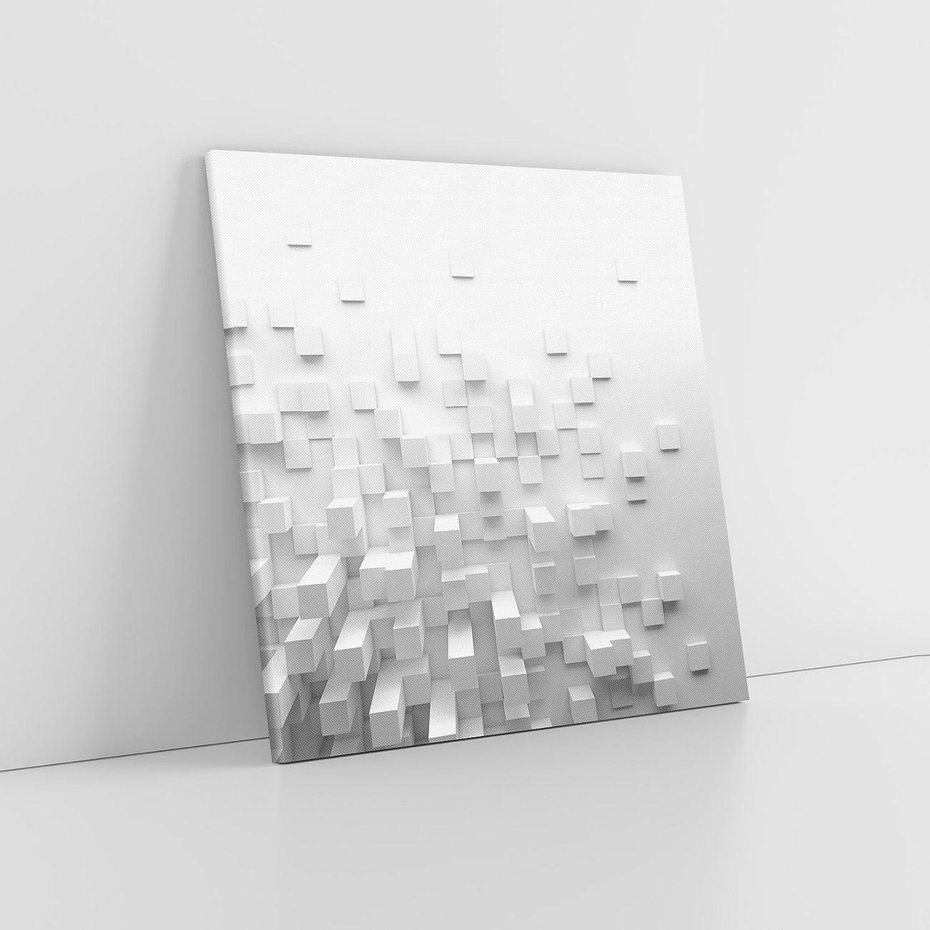 Obraz na płótnie 70x70 - Głębia abstrakcji - ściana, 3D