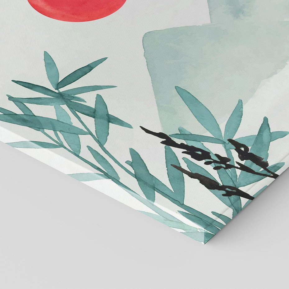 Obraz na płótnie 120x80 - Zaklęte Wzgórza - krajobraz, japonia