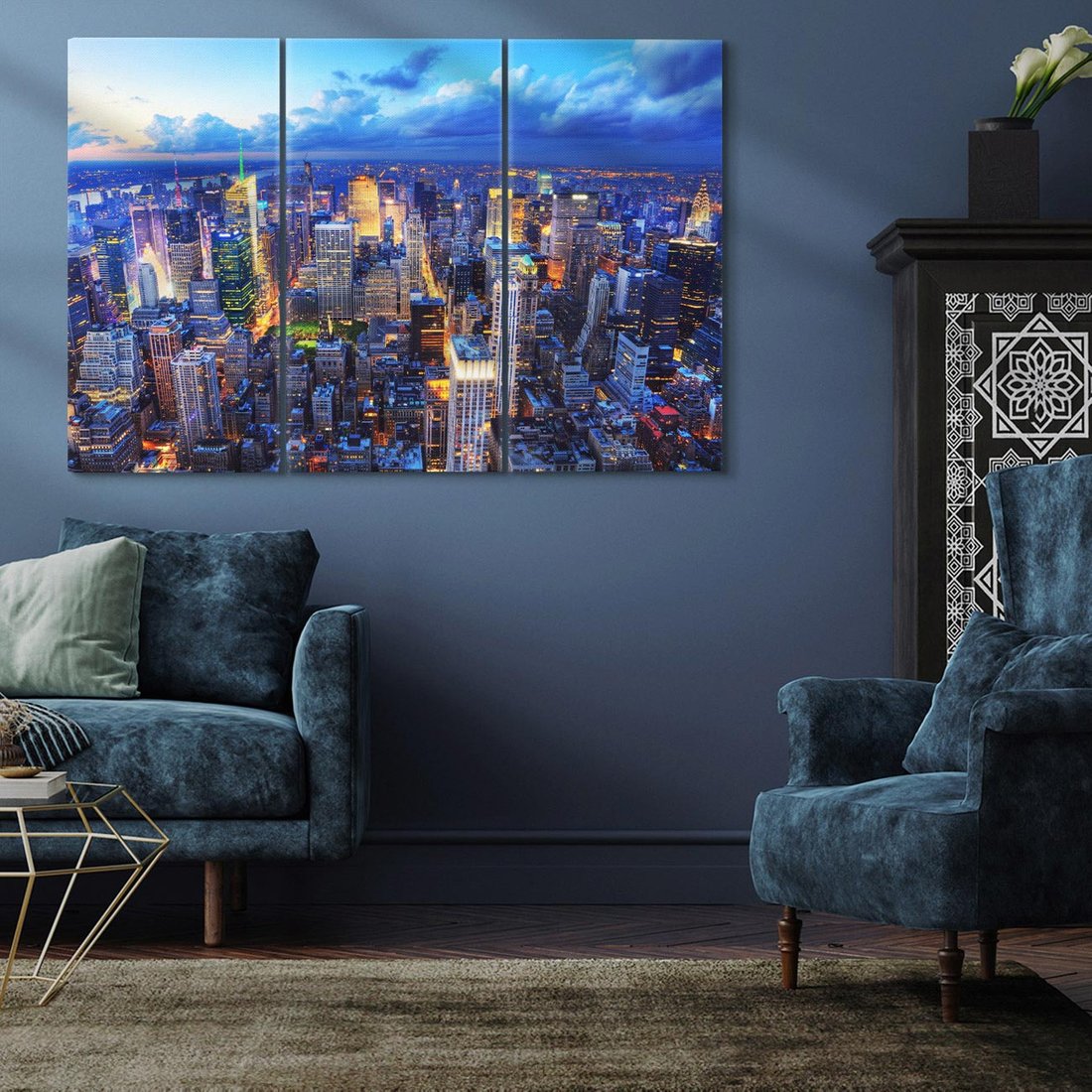 Obraz na płótnie 120x80 - Energia wielkiego miasta - Nowy Jork, NY