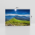 Obraz na płótnie 120x80 - Górska majestatyczność - tatry, góry