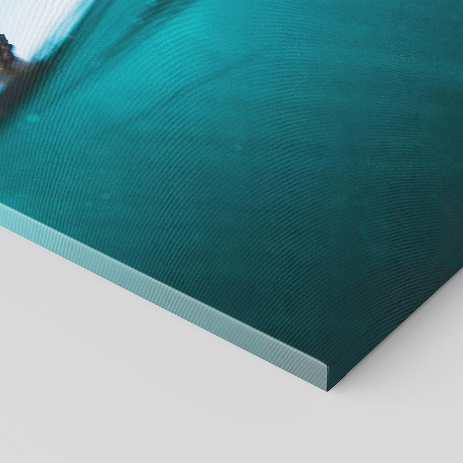 Obraz na płótnie 80x120 - Tajemnicza Podwodna Kraina - fotografia, podwodna jaskinia