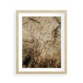 Plakat w ramie 40x50 - Słoje Natury - słoje drzewa, pieńdrzewa - rama drewno