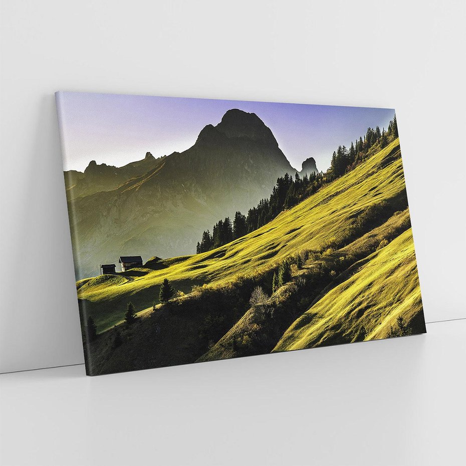 Obraz na płótnie 70x50 - Górska łąka - góry, łąka