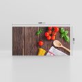 Obraz na płótnie 120x60 - "Spaghetti: Sztuka kulinarna na płótnie - spaghetti, makaron