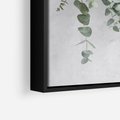 Obraz w ramie 70x100 - Uwodzicielska zieleń eukaliptusa - eukaliptus, zielone - rama czarna