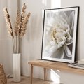 Plakat bez ramy 21x30 - Białe Kwiaty Delikatności - białe, kwiaty