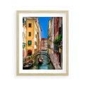 Plakat w ramie 40x50 - Romantyczna Gondola - Wenecja, gondola - rama drewno