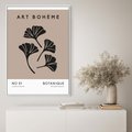 Obraz w ramie 50x70 - Botaniczne wymysły - sztuka boho, plakat - rama biała