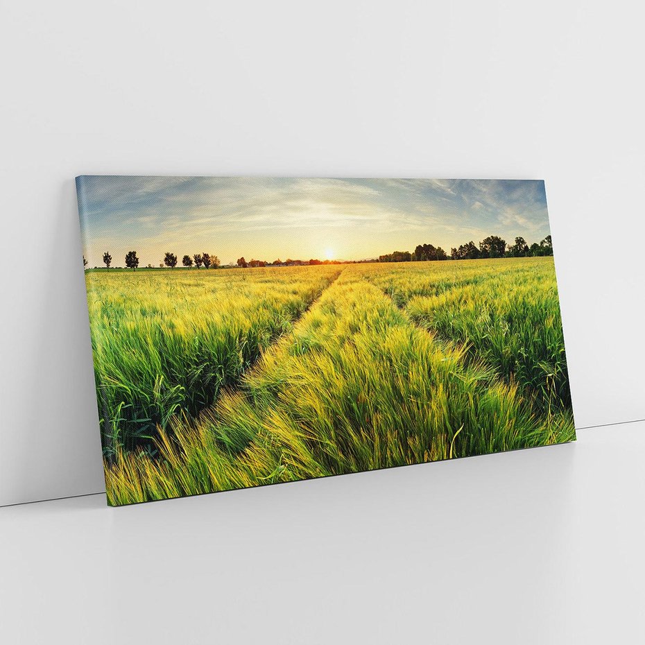 Obraz na płótnie 140x70 - Idylliczna łąka - łąka, natura