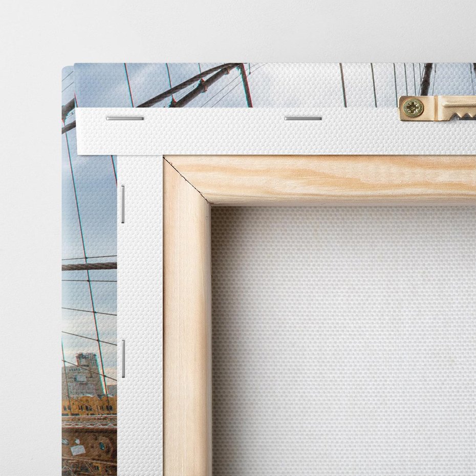 Obraz na płótnie 70x50 - Duch Manhattanu - most, Nowy Jork