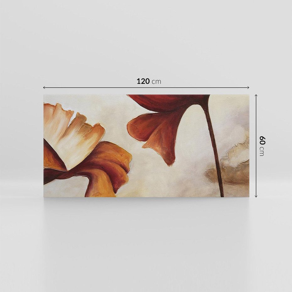 Obraz na płótnie 120x60 - Sztuka Kwiatów - kwiaty, sztuka