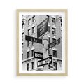 Plakat w ramie 50x70 - Nowojorska Droga - nowy jork, fotografia - rama drewno