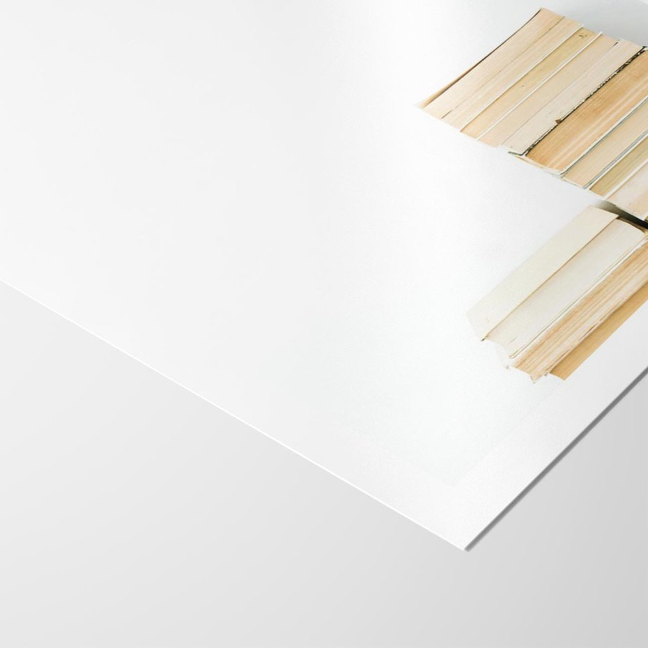 Plakat bez ramy 30x40 - Estetyka Literatury - stos książek, minimalistyczna kompozycja