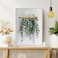 Obraz w ramie 70x100 - Uwodzicielska zieleń eukaliptusa - eukaliptus, zielone - rama biała