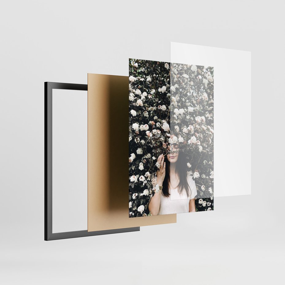 Zestaw obrazy w ramie 40x50 galeria - Typografia, dla, kobiet - rama czarna