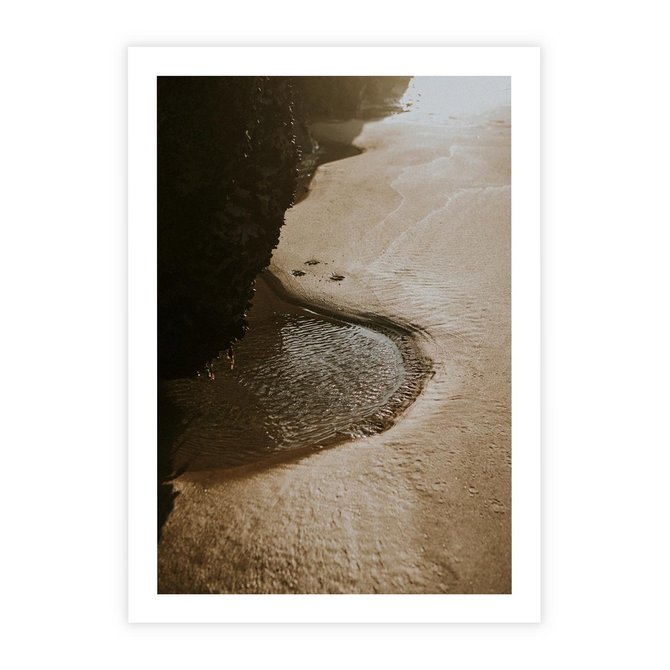 Plakat bez ramy 21x30 - Relaksujący Raj - plaża, morze