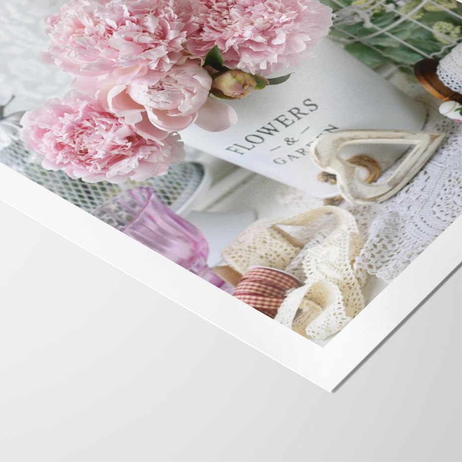 Plakat bez ramy 40x50 - Miłość w powietrzu - kwiaty, romantyczne